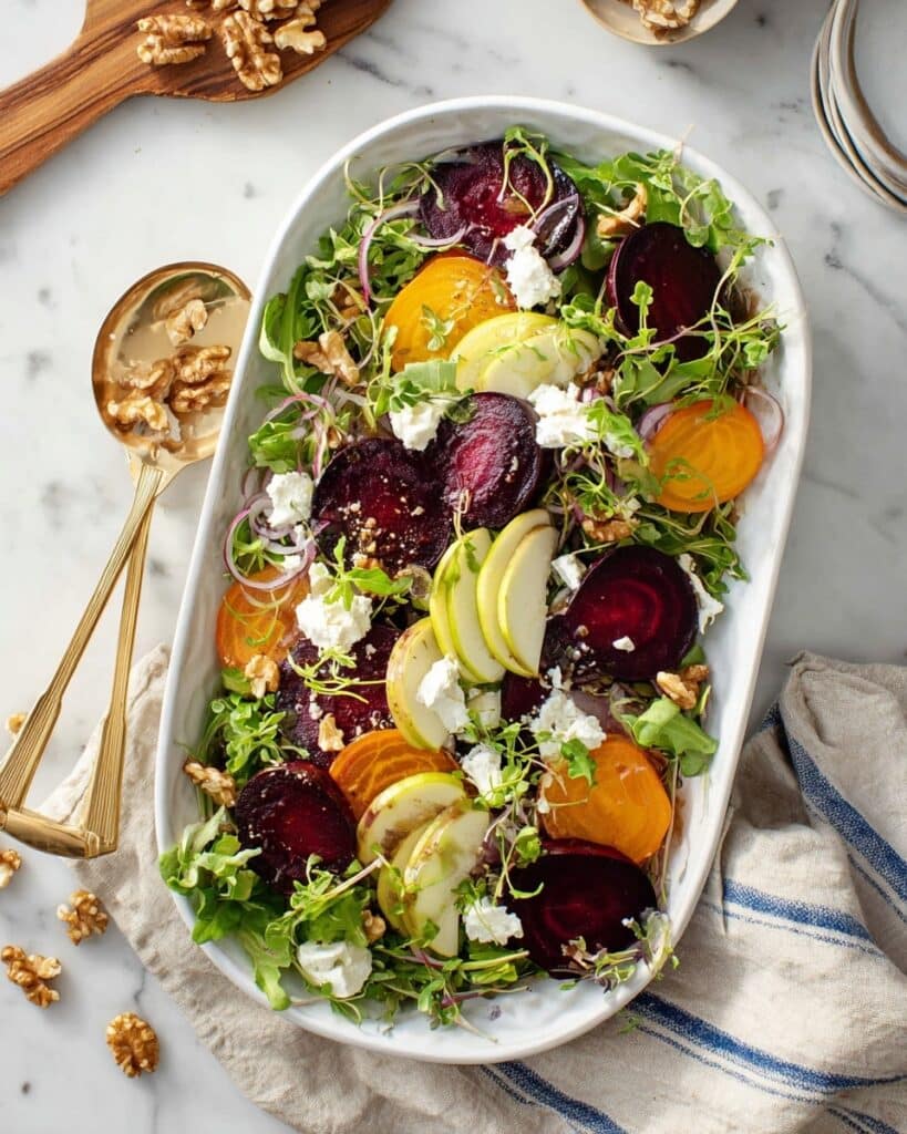 Beet Salad with Goat Cheese and Balsamic Recipe