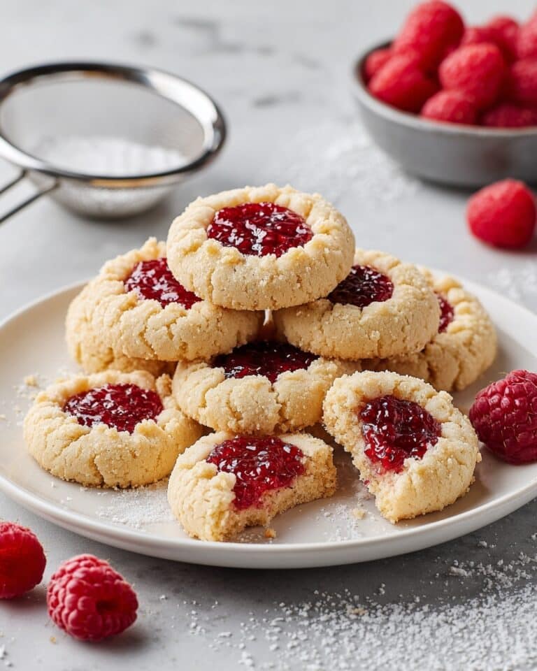Raspberry Crumble Cookies Recipe