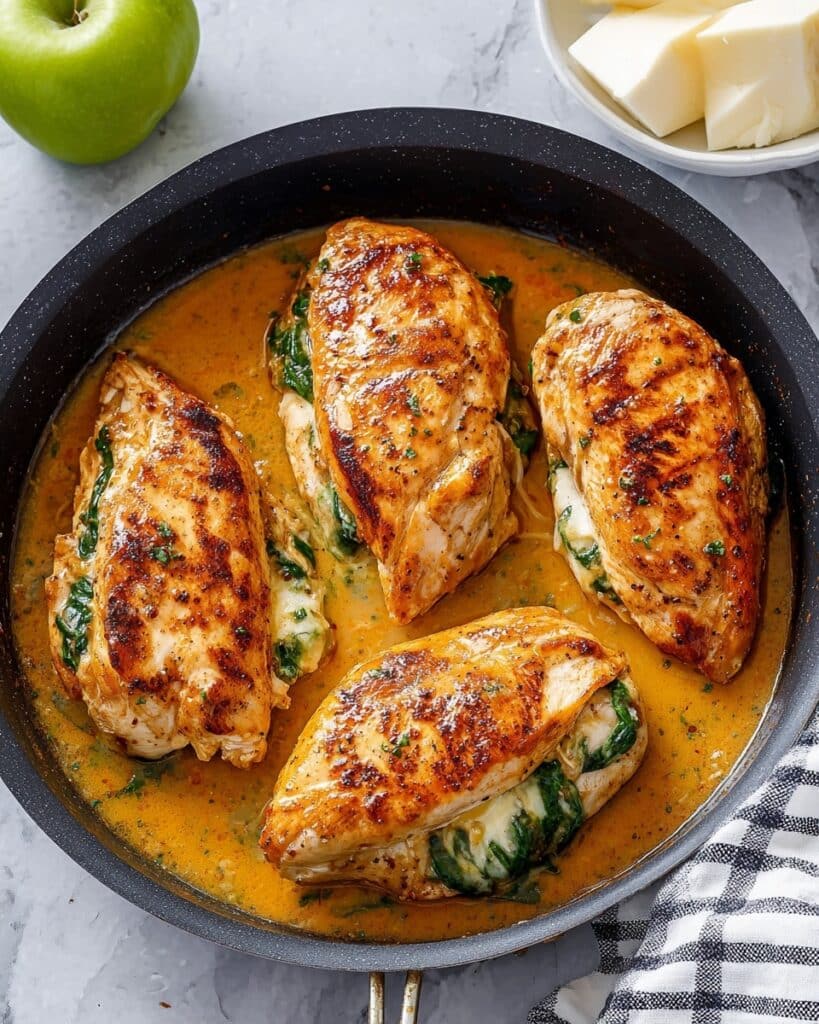 Apple and Brie Stuffed Chicken Recipe