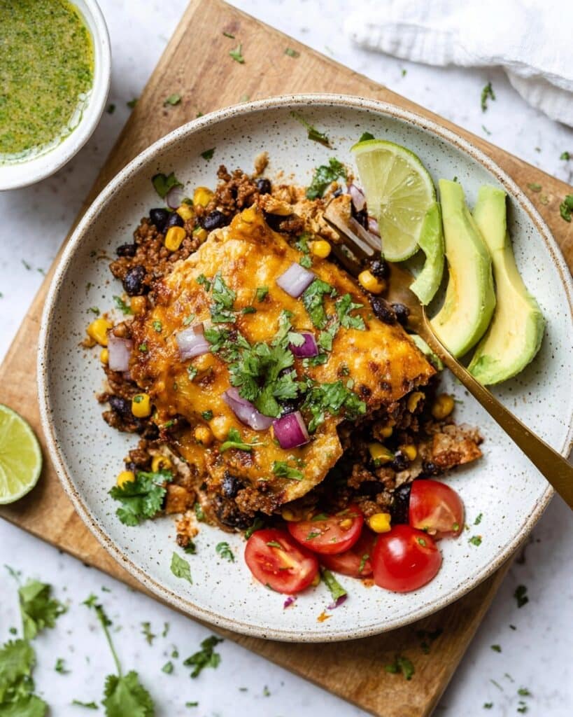 Slow Cooker Ground Beef Taco Casserole Recipe