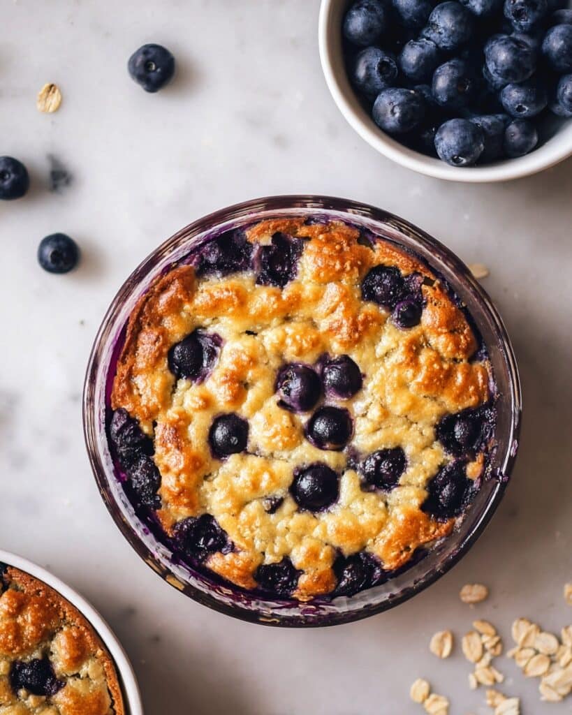 Baked Blueberry Cottage Cheese Breakfast Bowls Recipe