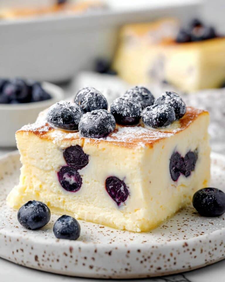 Blueberry Cottage Cheese Breakfast Bake Recipe