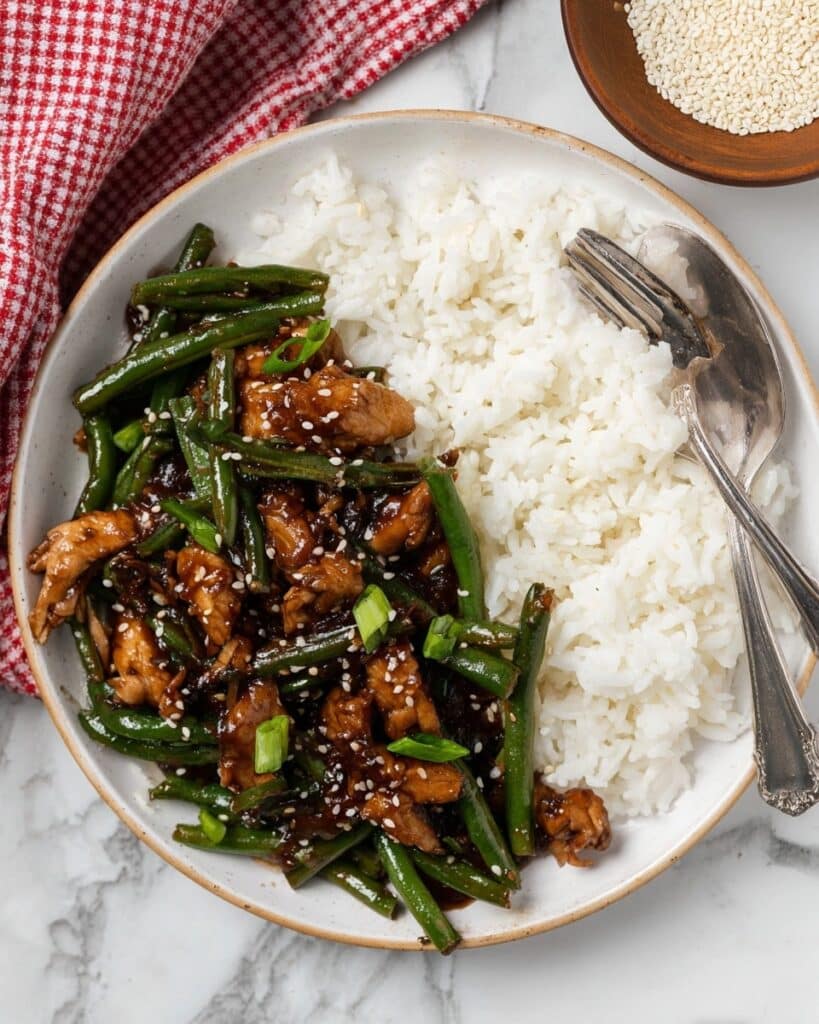 Chicken and Green Beans Stir Fry Recipe
