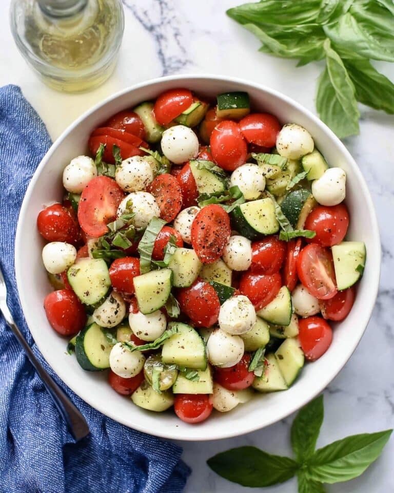 Cucumber Caprese Salad Recipe