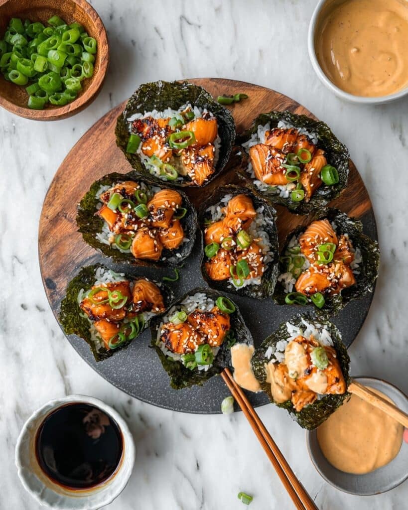 Salmon Sushi Bake Cups Recipe