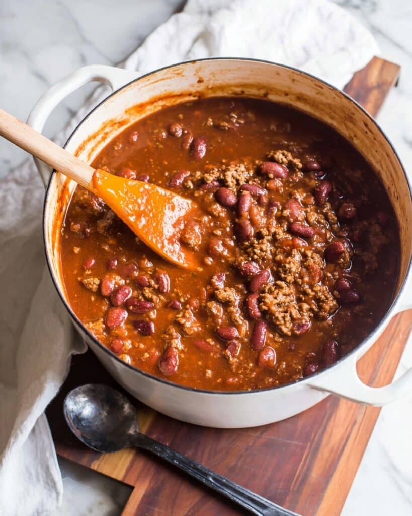 Meaty Mushroom Chili Recipe