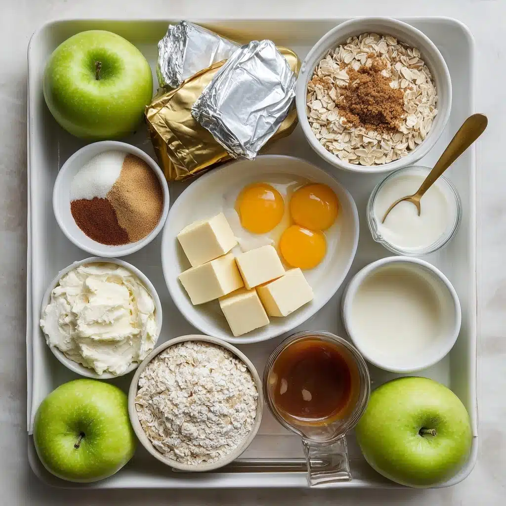 Salted Caramel Apple Cheesecake Bars Recipe - Recipe Image