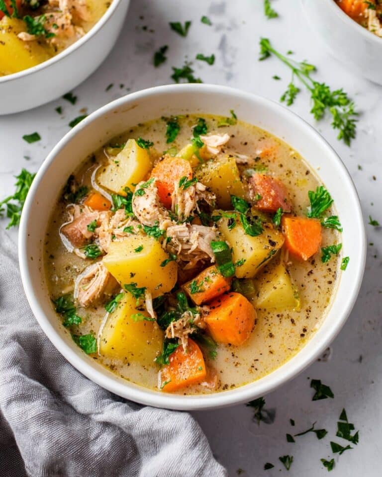 Slow Cooker Chicken Stew with Potatoes and Carrots Recipe
