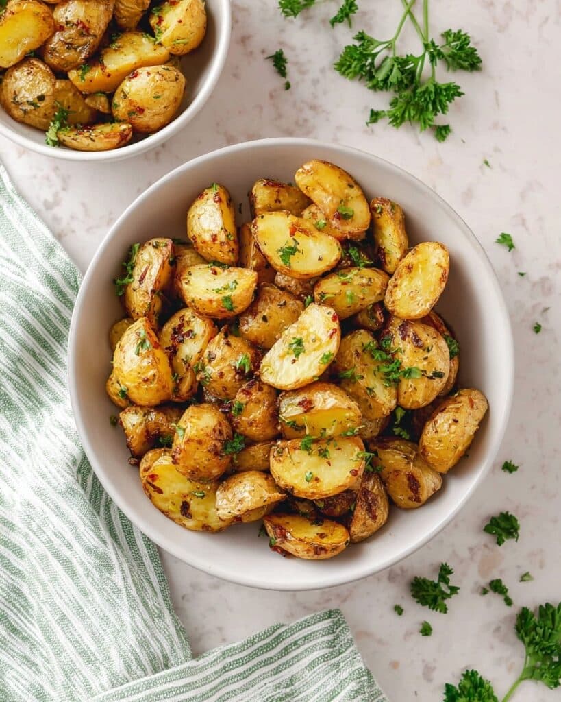 Greek Lemon Roasted Potatoes Recipe