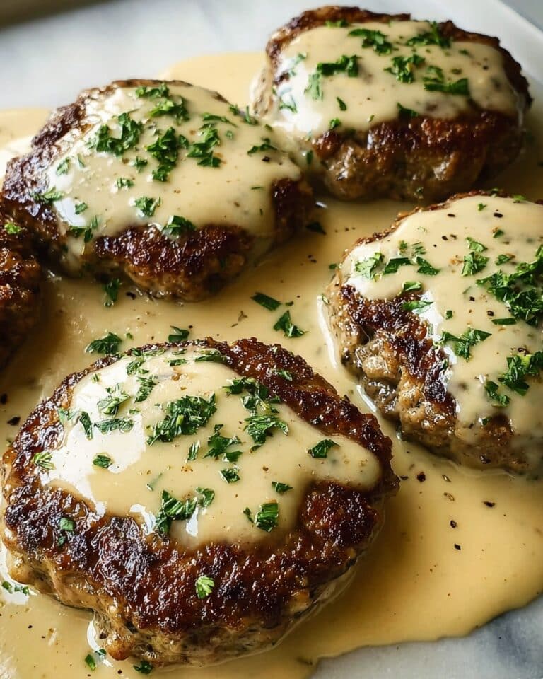 Amish Hamburger Steak Bake Recipe