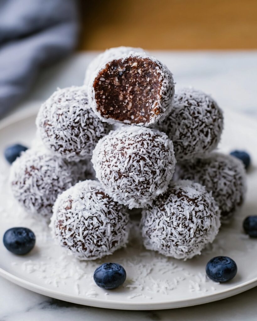 No Bake Blueberry Cheesecake Balls Recipe