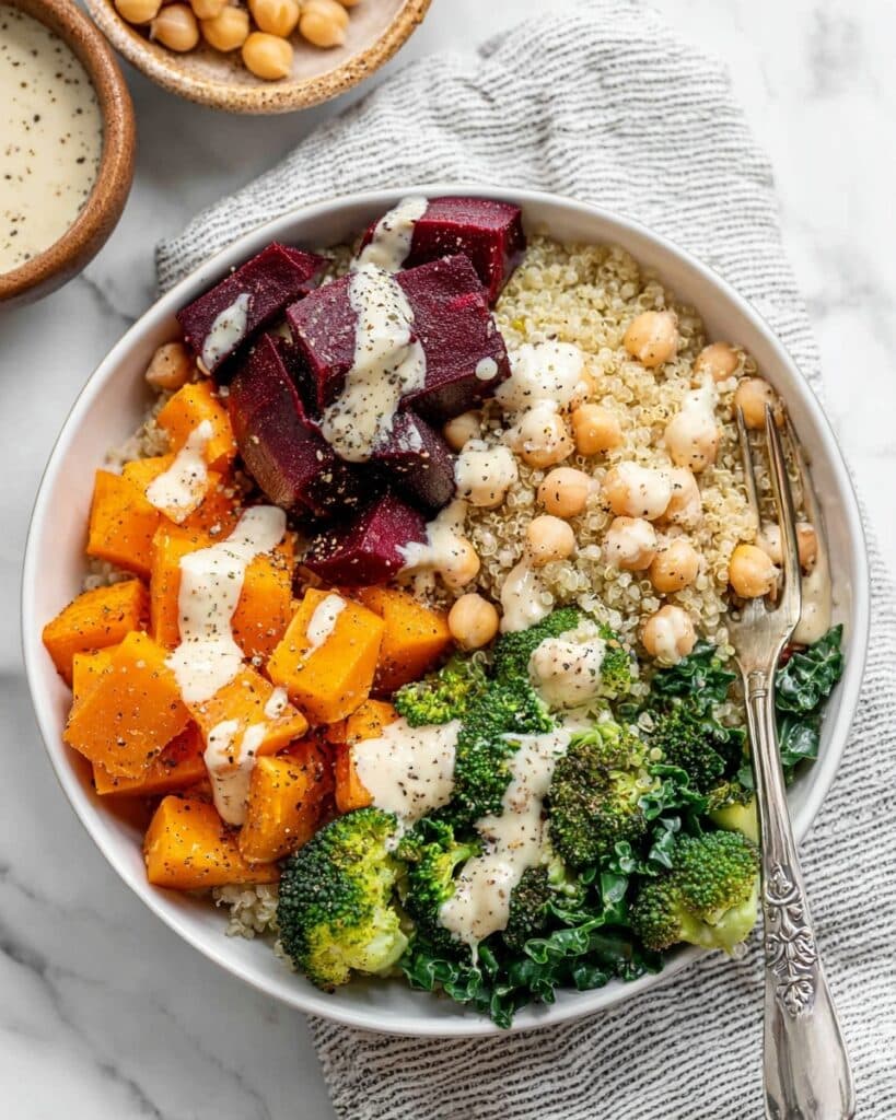 Glowing Winter Quinoa Bowls Recipe