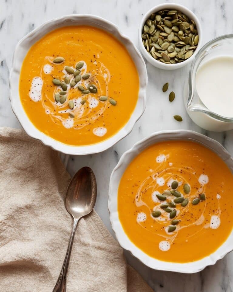 Roasted Butternut Squash Soup with Coconut Milk and Spices Recipe