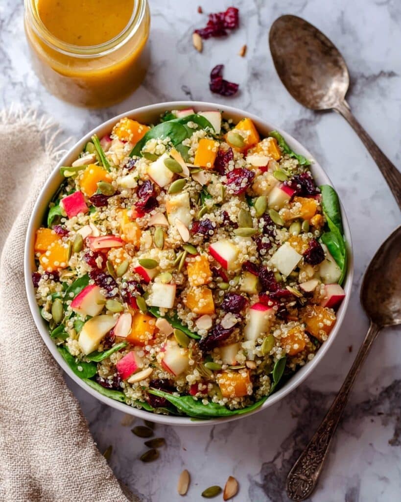 Harvest Quinoa Salad with Butternut Squash and Apples Recipe