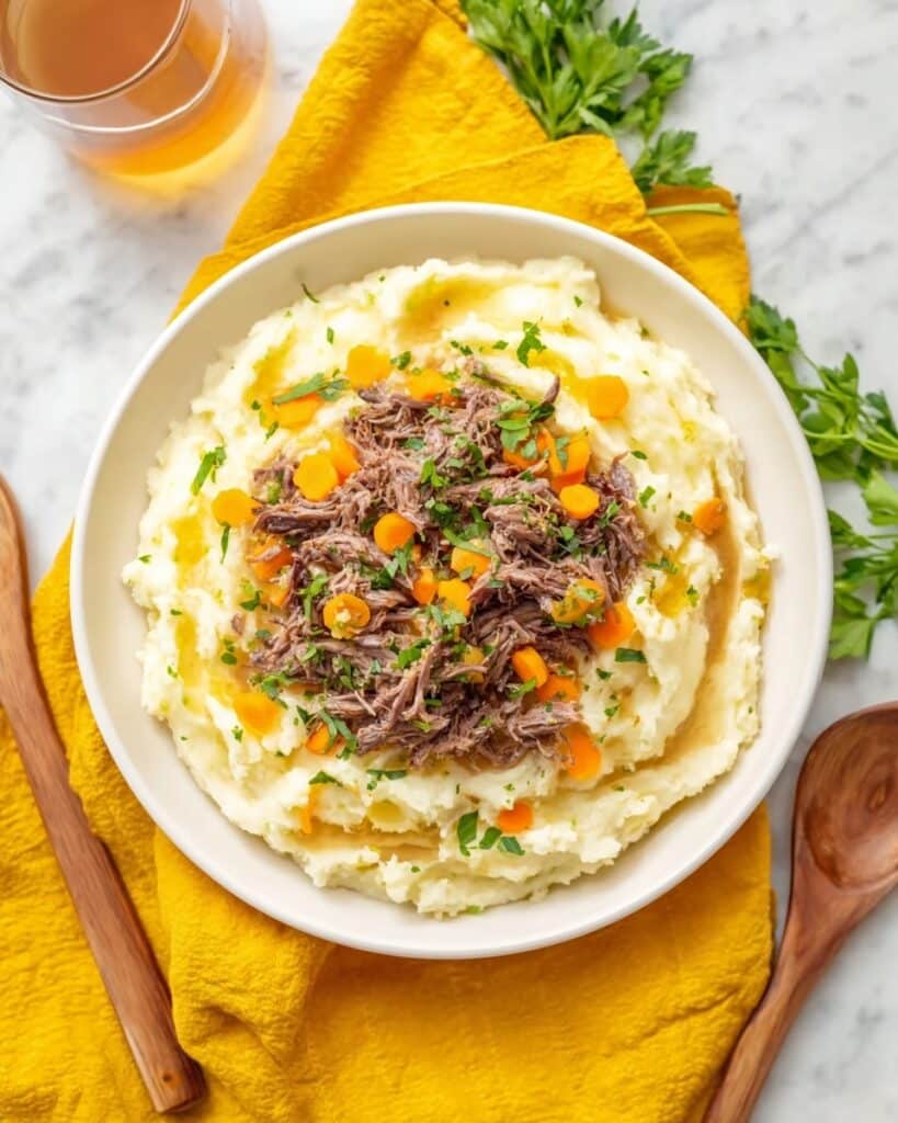 Slow Cooker Garlic Herb Pot Roast Recipe