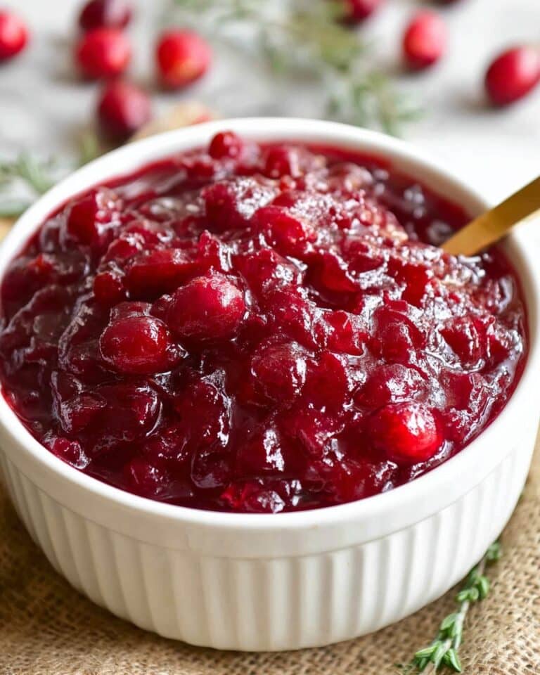 Homemade Cranberry Sauce Recipe