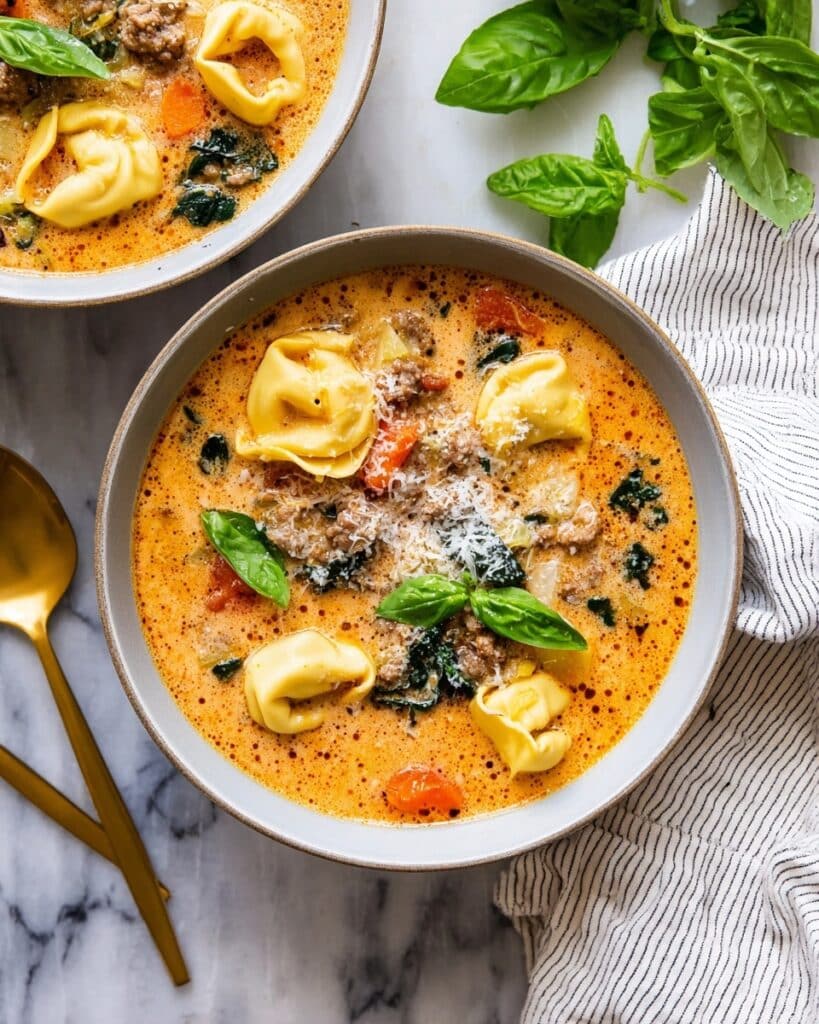Italian Sausage Tortellini Soup Recipe