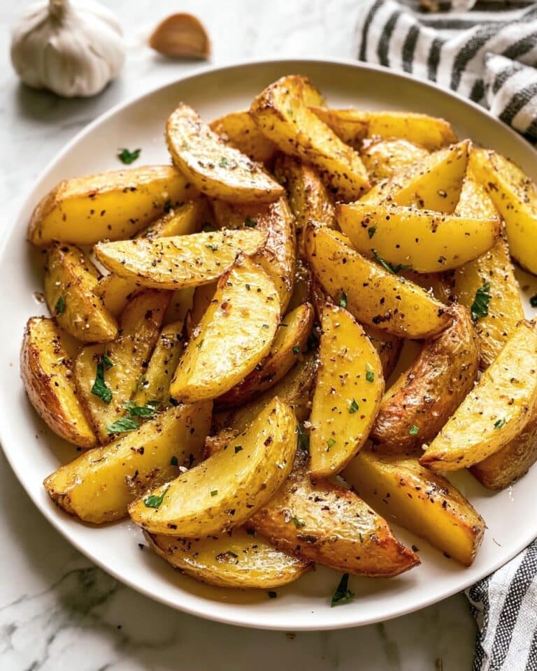 Greek Lemon Potatoes with Garlic & Oregano Recipe