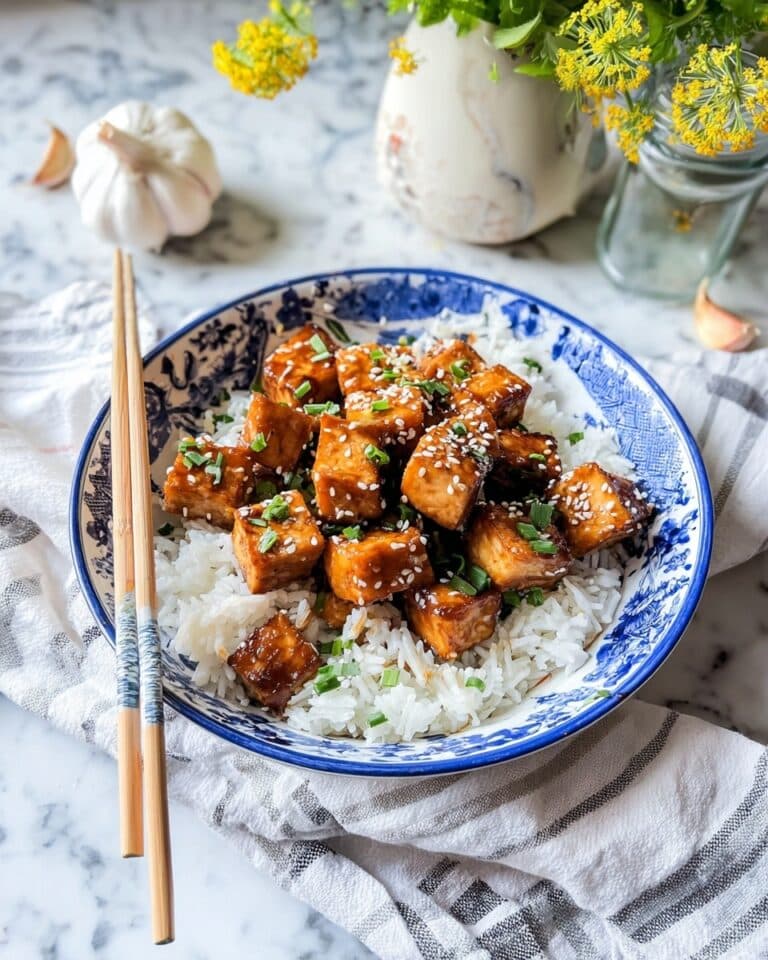 Crispy Honey Garlic Tofu Recipe
