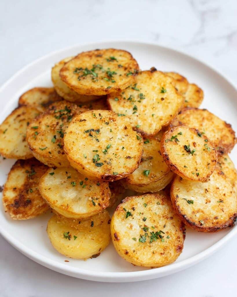 Air Fryer Sliced Potatoes: Crispy and Tender Potato Slices in Under 20 Minutes Recipe