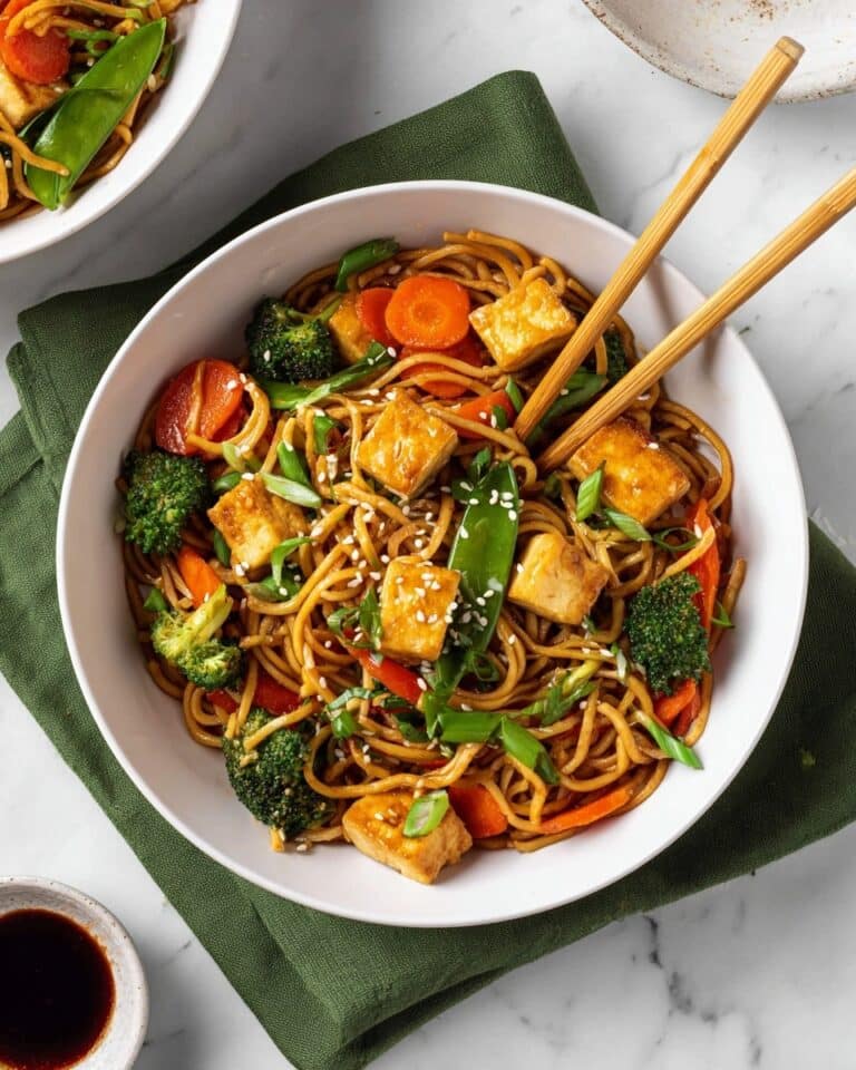 Tofu Noodle Stir Fry Recipe