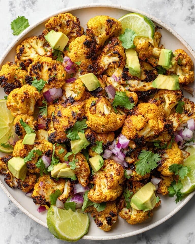 Perfectly Caramelized Mexican Roasted Cauliflower – Dairy Free! Recipe