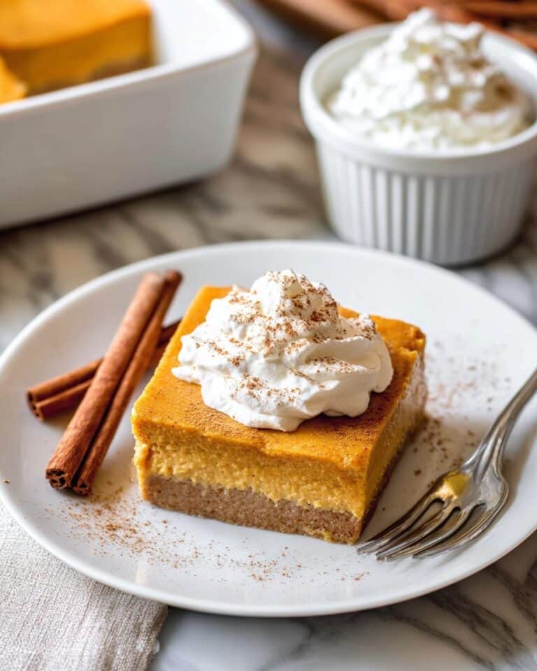 Pumpkin Pie Bars with Buttery Shortbread Crust Recipe