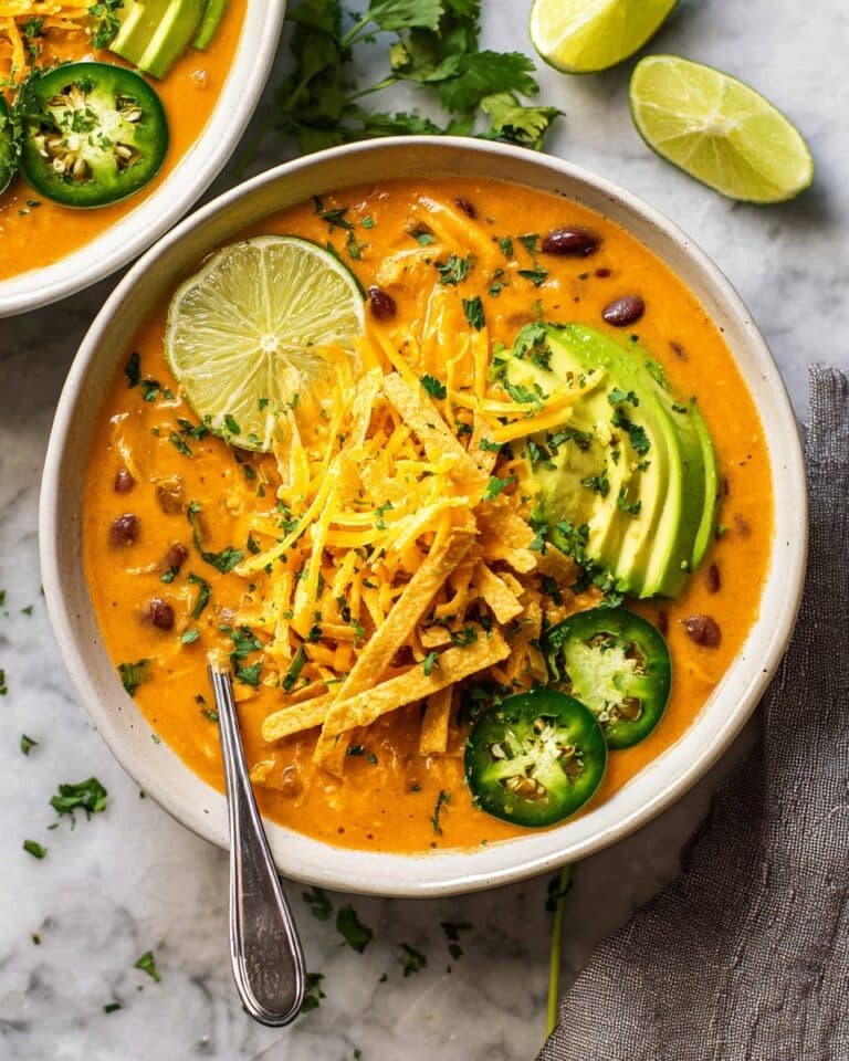 Creamy Chicken Enchilada Soup Recipe