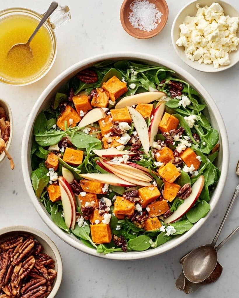 Roasted Sweet Potato Salad with Orange Vinaigrette Recipe