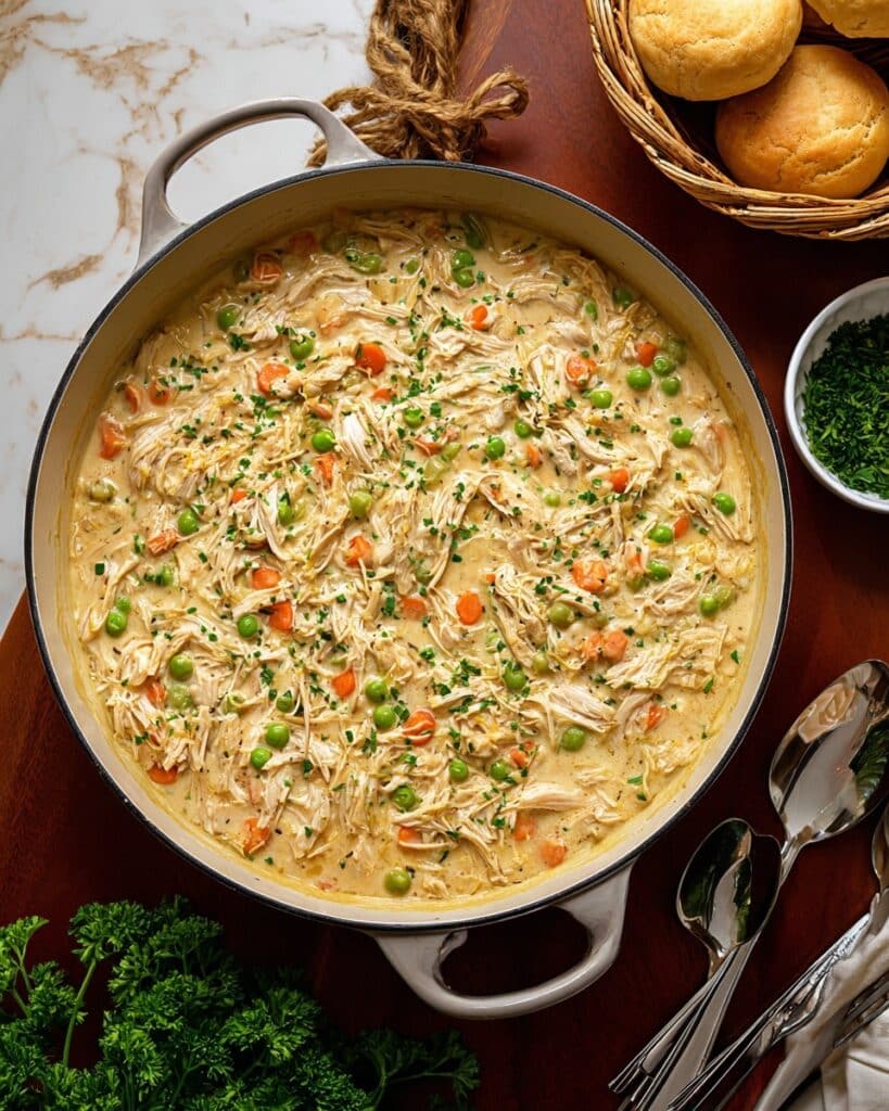 Chicken Pot Pie Orzo Recipe