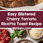 blistered cherry tomato toast Recipe