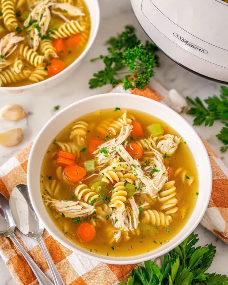 Crockpot Chicken Noodle Soup Recipe
