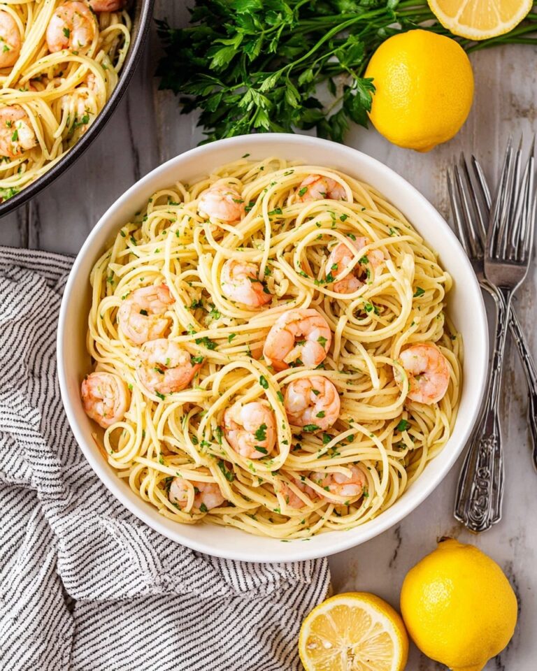 Lemon Butter Shrimp Linguine Recipe