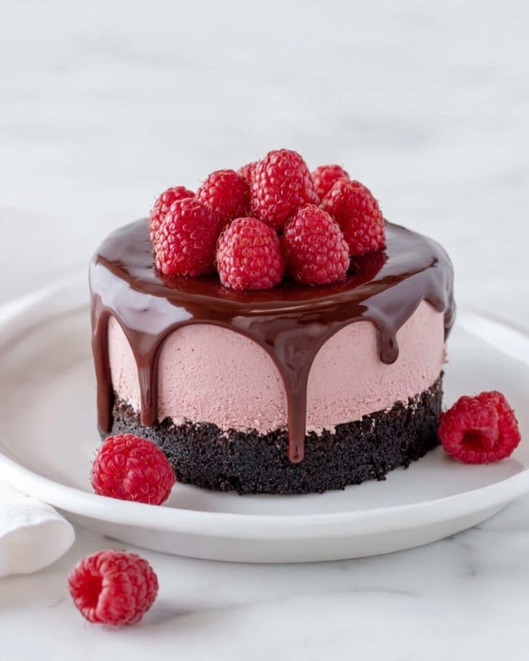 Instant Pot Raspberry Cheesecake with Oreo Crust and Chocolate Ganache Recipe