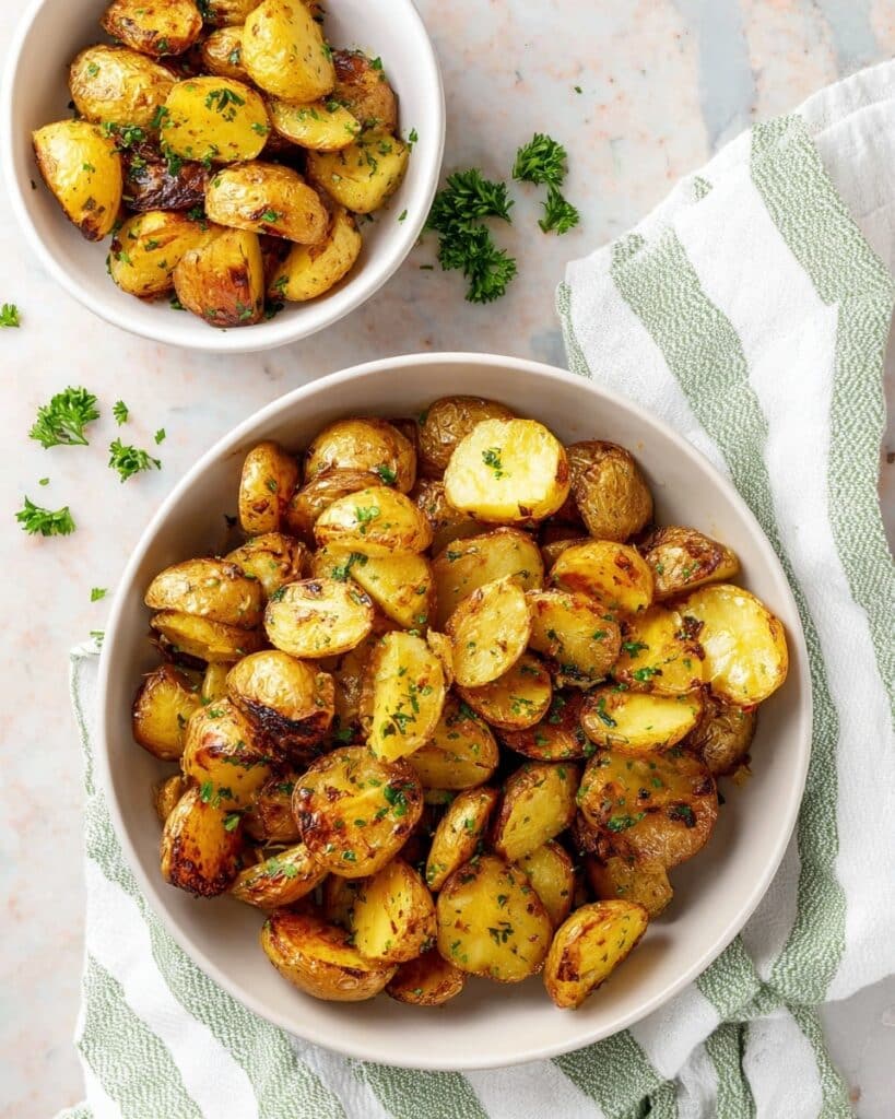 Lemon Roasted Greek Potatoes Recipe