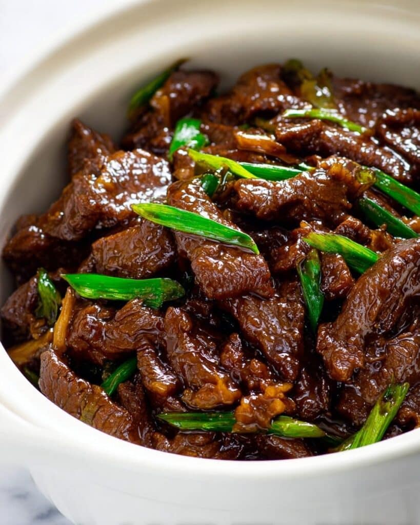Slow Cooker Mongolian Beef Recipe