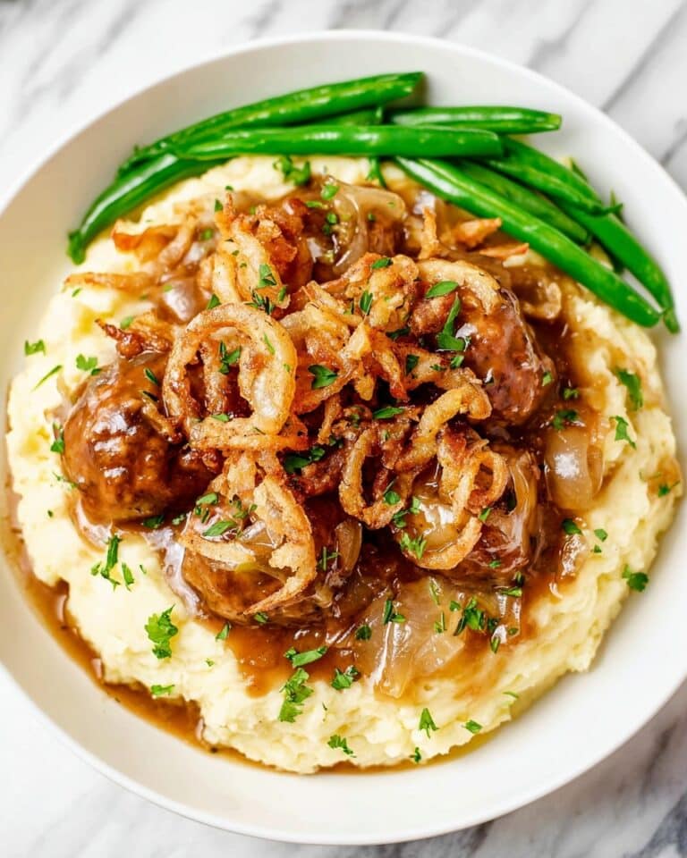 Slow Cooker French Onion Meatballs Recipe