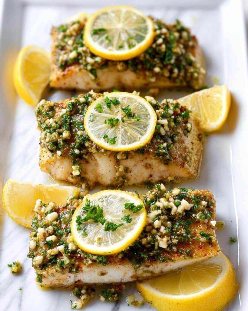 Easy Perfect Mahi Mahi with Lemon Butter Sauce Recipe