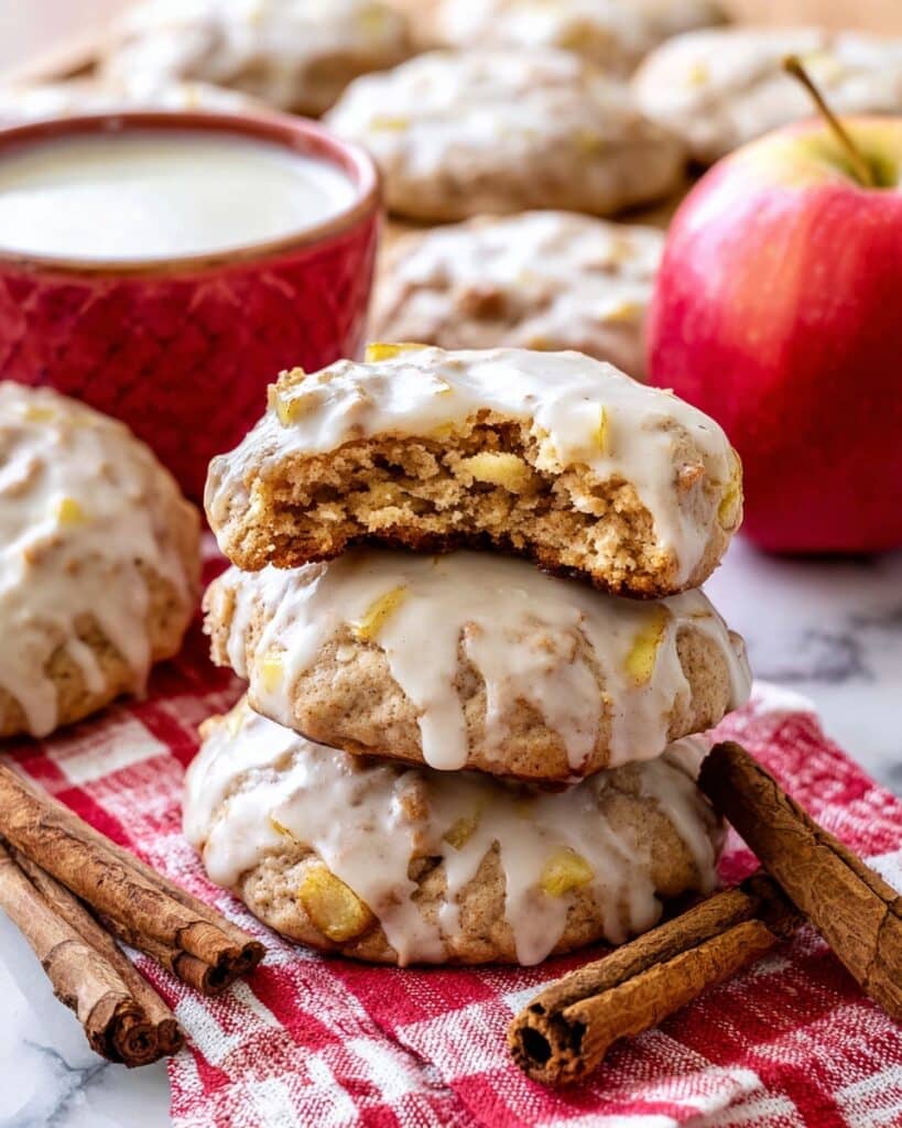 Glazed Apple Cookies Recipe