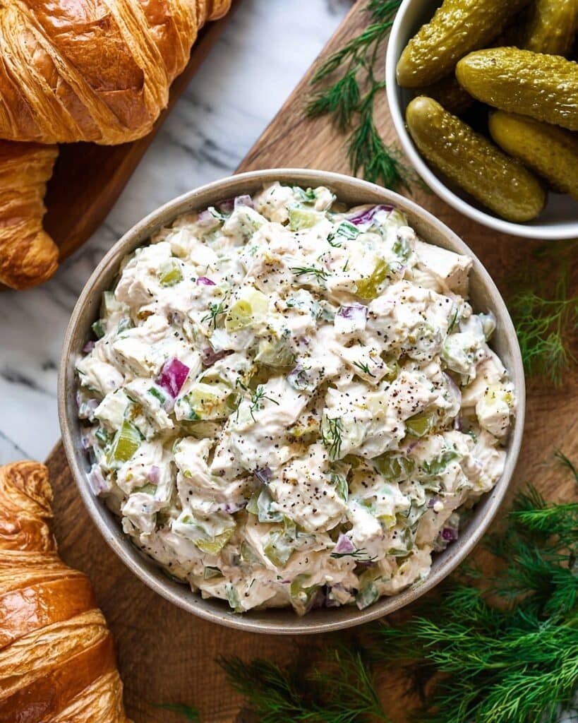 Dill Pickle Chicken Salad Recipe