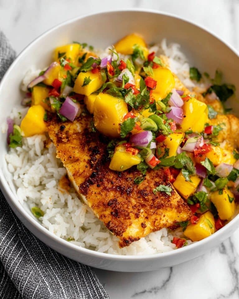 Gluten Free Cajun Salmon with Mango Salsa Recipe