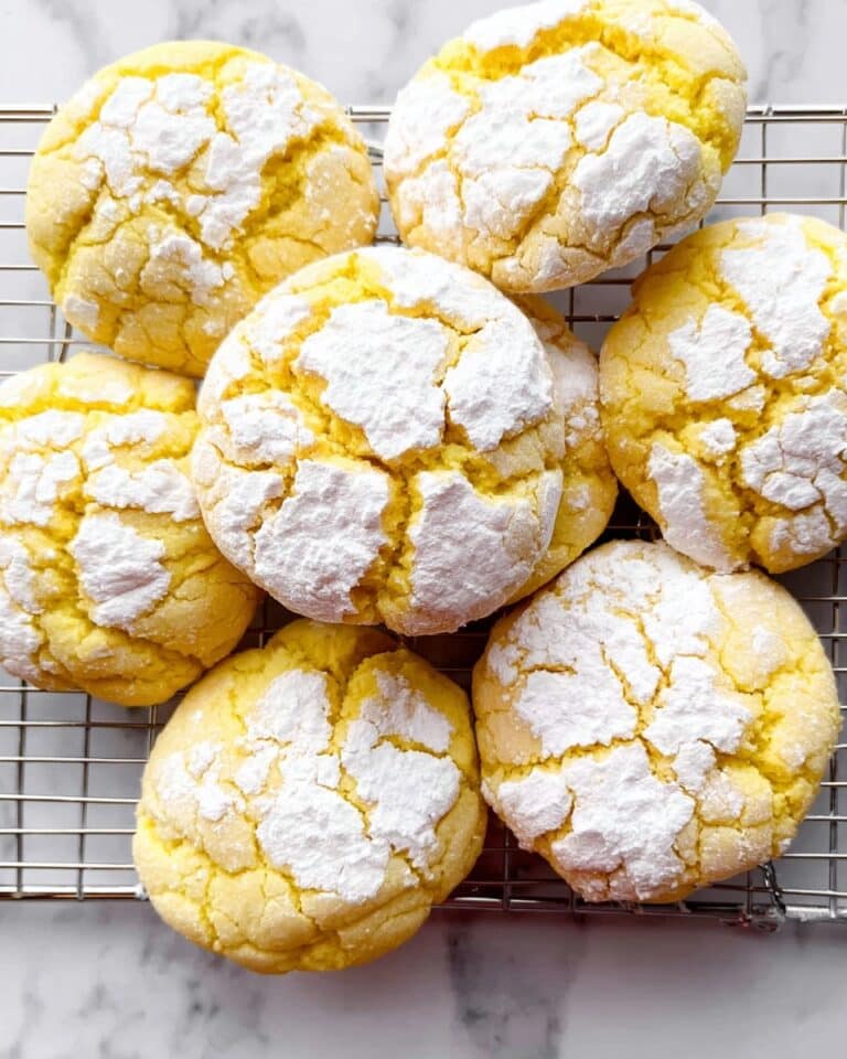 Gooey Butter Cookies with Powdered Sugar Recipe