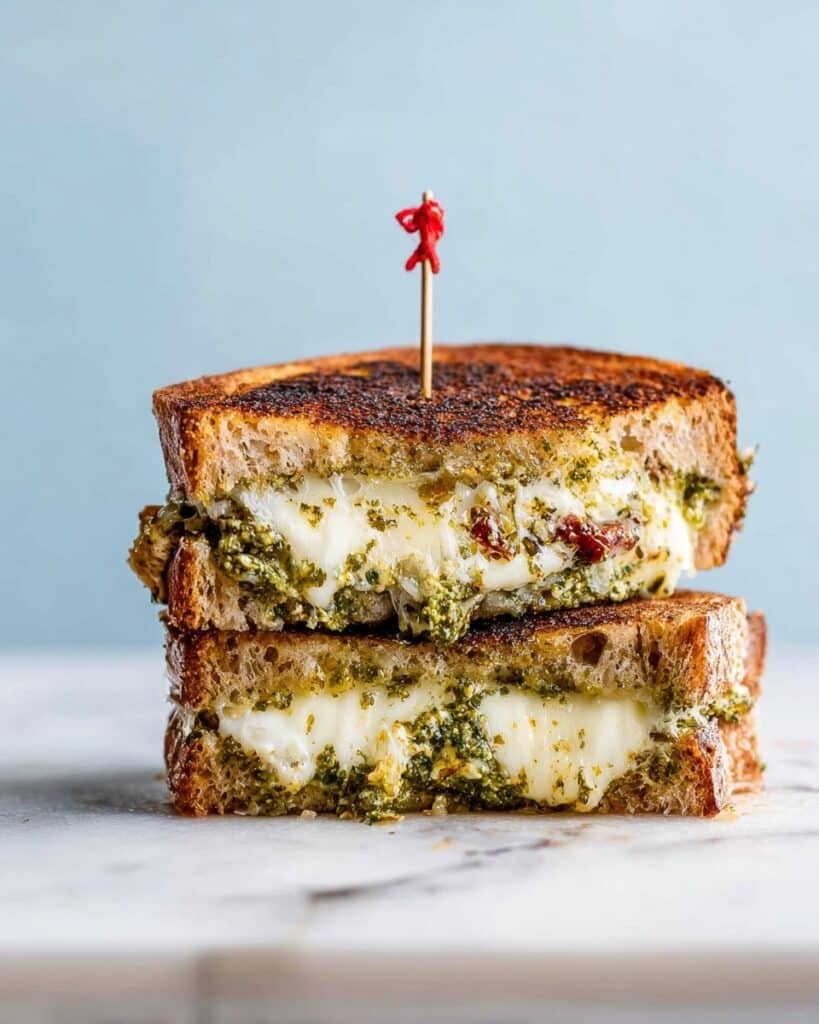 Pesto Grilled Cheese Recipe