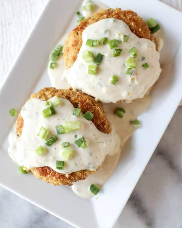 Easy Chicken Pillows with Creamy Parmesan Sauce Recipe