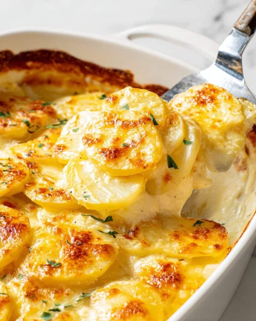 Easy Cheesy Scalloped Potatoes Recipe