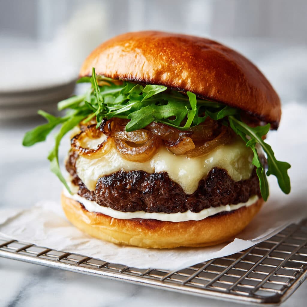 Mushroom Swiss Burgers Recipe