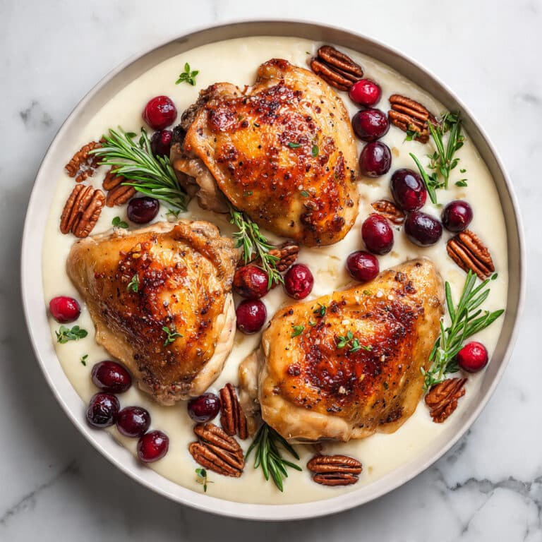 Honey Cranberry Chicken Bake with Feta Cheese Recipe