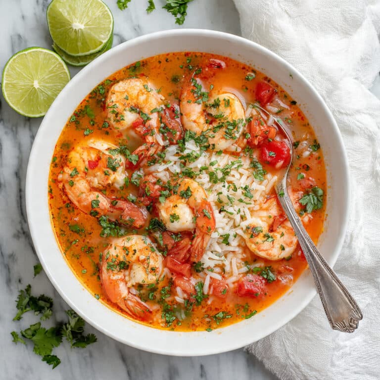 Easy Thai Shrimp Coconut Curry Soup Recipe