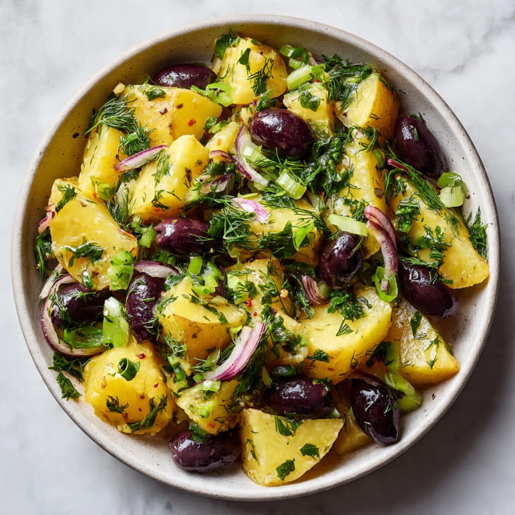 Greek Potato Salad with Herb-Infused Vinaigrette Recipe