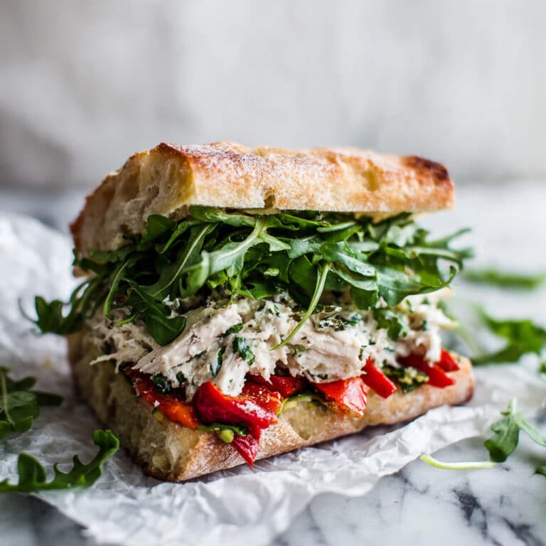 Spinach Artichoke White Bean Sandwich Recipe